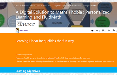 A Digital Solutions to Maths Phobia: Personalized Learning and FluidMath 圖示