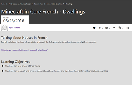 Minecraft in Core French - Dwellings 圖示