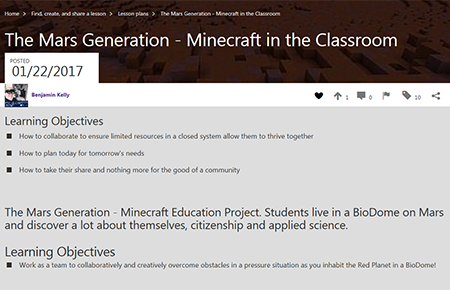 The Mars Generation - Minecraft in the Classroom 圖示