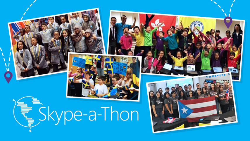 微軟年度 Skype 馬拉松，串聯全球課堂即將開跑！圖示