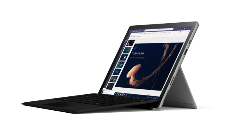 Surface Pro 7 和 Surface Pro 實體鍵盤保護蓋